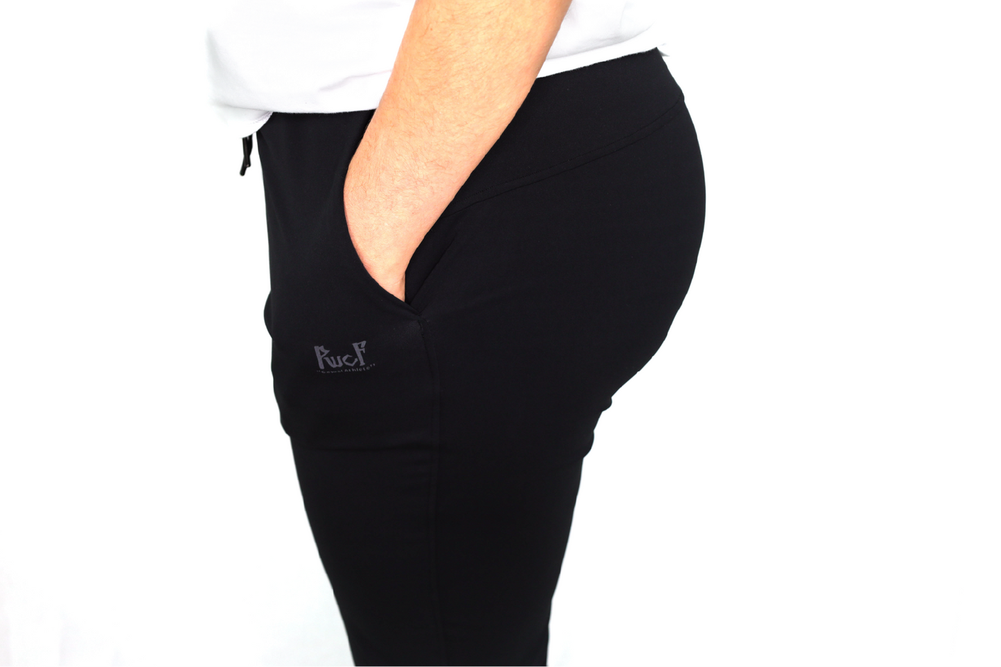 Black Polyester Pants