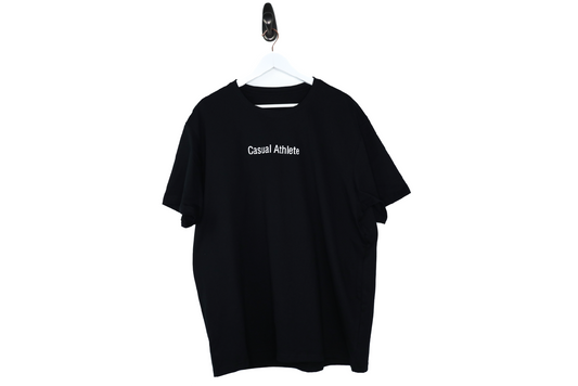 Black Casual Athlete Shirt